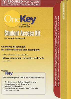 Book cover for OneKey Blackboard, Student Access Kit, Macroeconomics