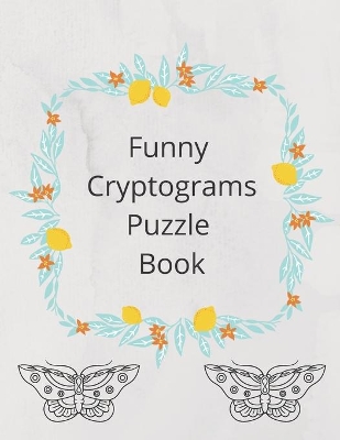 Book cover for Funny Cryptograms Puzzle Book