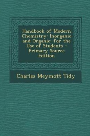 Cover of Handbook of Modern Chemistry