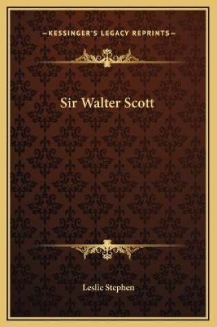 Cover of Sir Walter Scott