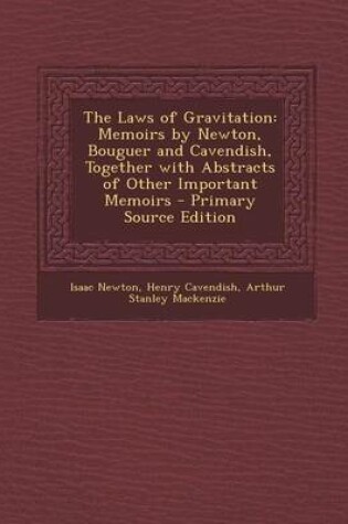 Cover of The Laws of Gravitation