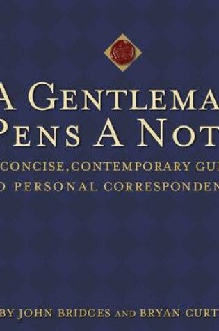Cover of A Gentleman Pens a Note