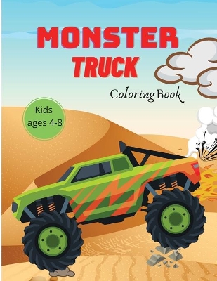 Cover of Monster Truck Coloring Book for Kids