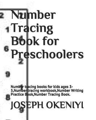 Book cover for Number Tracing Book for Preschoolers