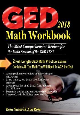 Book cover for GED Math Workbook 2018