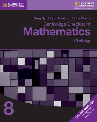 Book cover for Cambridge Checkpoint Mathematics Challenge Workbook 8