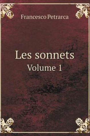 Cover of Les sonnets Volume 1
