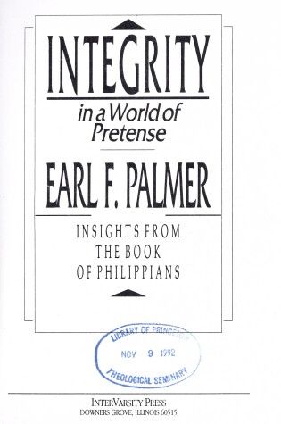 Cover of Integrity in a World of Pretense