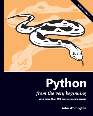 Book cover for Python from the Very Beginning