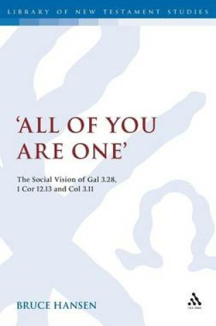 Cover of 'All of You are One'