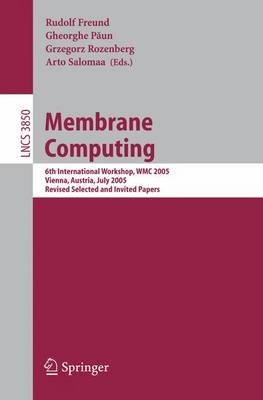 Book cover for Membrane Computing