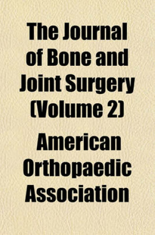 Cover of The Journal of Bone and Joint Surgery (Volume 2)