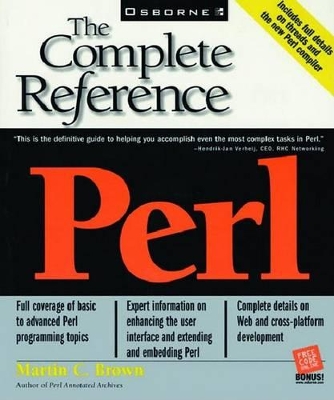 Book cover for Perl: The Complete Reference