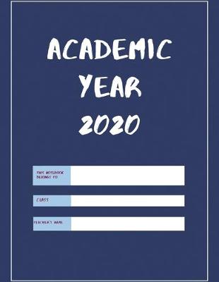 Book cover for Academic year 2020