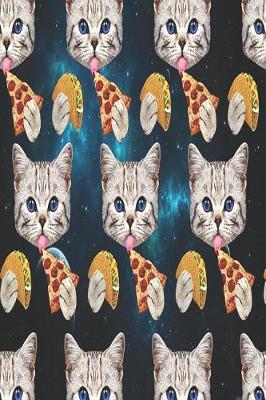 Book cover for Funny Pizza Cat Notebook