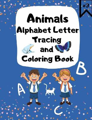 Book cover for Alphabet Letter Tracing and Coloring Book