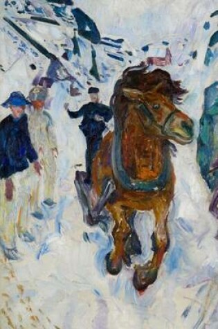 Cover of Galloping Horse, Edvard Munch. Ruled Journal