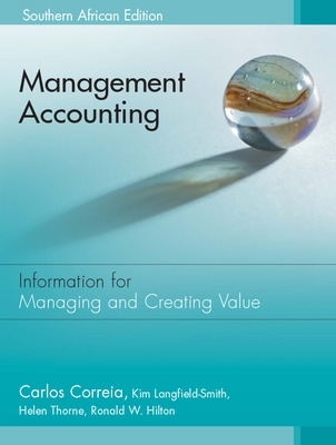 Book cover for Management Accounting: South African Edition
