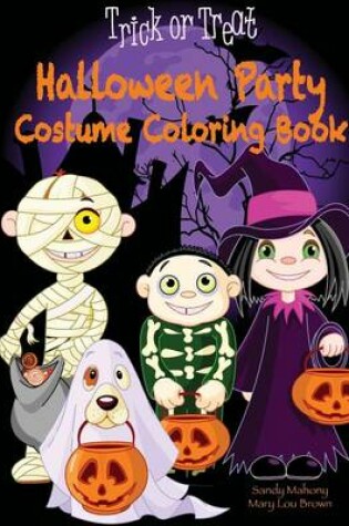 Cover of Halloween Party Costume Coloring Book