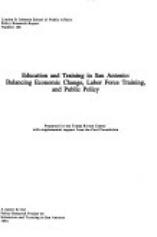 Cover of Education & Training in San Antonio