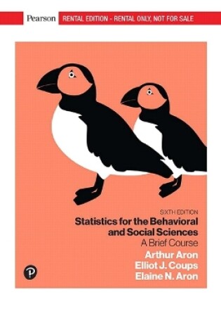 Cover of Statistics for the Behavioral and Social Sciences