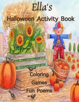 Book cover for Ella's Halloween Activity Book