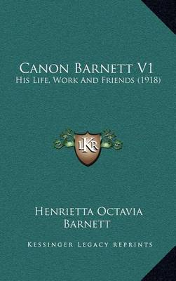 Book cover for Canon Barnett V1