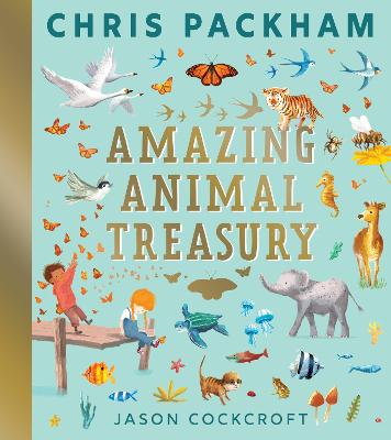 Book cover for Amazing Animal Treasury