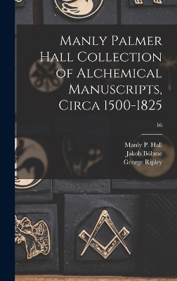 Book cover for Manly Palmer Hall collection of alchemical manuscripts, circa 1500-1825; 16