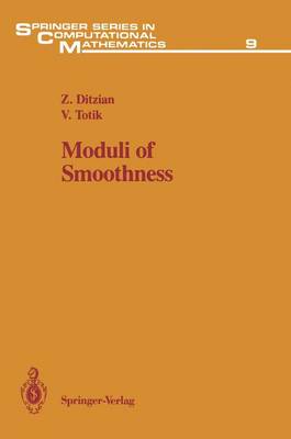 Book cover for Moduli of Smoothness