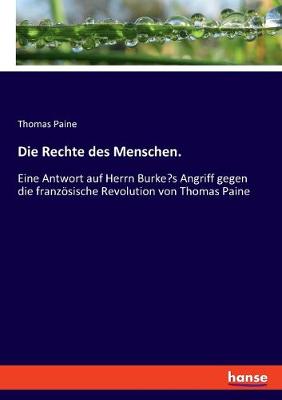 Book cover for Die Rechte des Menschen.