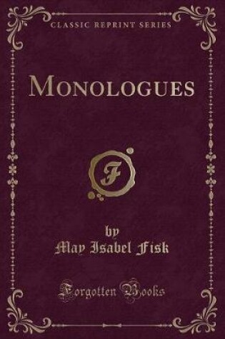 Cover of Monologues (Classic Reprint)