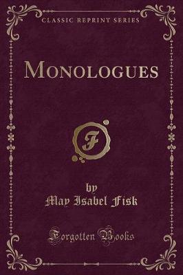 Book cover for Monologues (Classic Reprint)