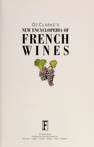 Book cover for Oz Clarke's New Encyclopedia of French Wines