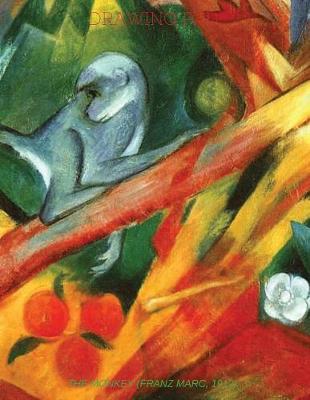 Book cover for DRAWING PAD, The Monkey (Franz Marc, 1912)