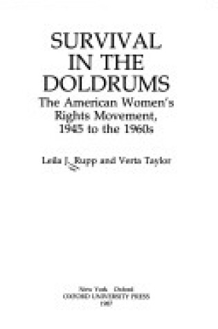 Cover of Survival in the Doldrums