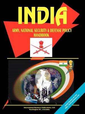 Cover of India Army, National Security and Defense Policy Handbook