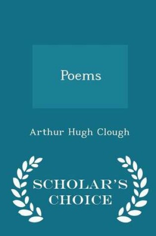 Cover of Poems - Scholar's Choice Edition