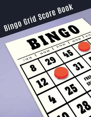 Book cover for Bingo Grid Score Book