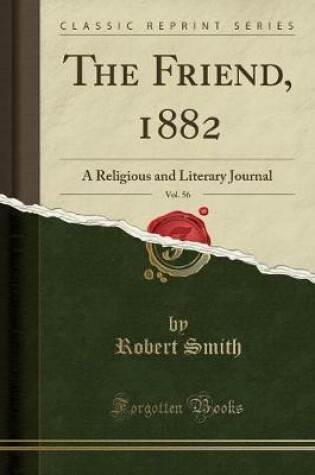 Cover of The Friend, 1882, Vol. 56