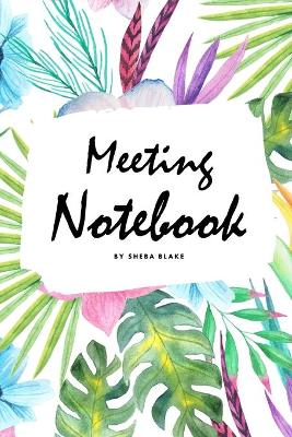 Book cover for Meeting Notebook for Work (Small Softcover Planner / Journal)