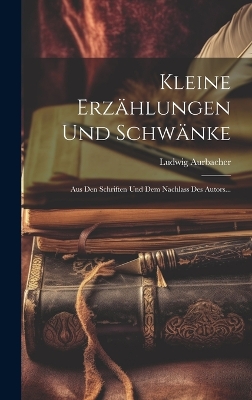 Book cover for Kleine Erzählungen Und Schwänke