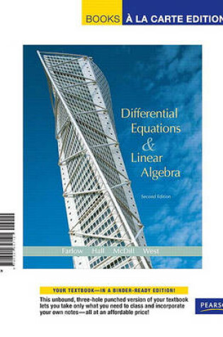 Cover of Differential Equations & Linear Algebra