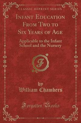 Book cover for Infant Education from Two to Six Years of Age