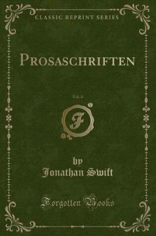 Cover of Prosaschriften, Vol. 4 (Classic Reprint)