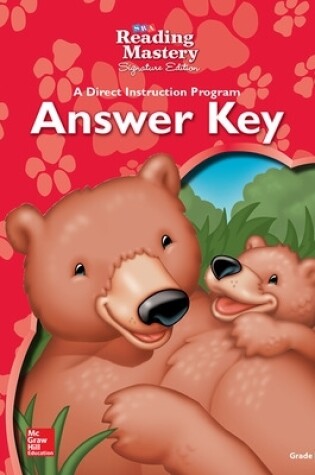 Cover of Reading Mastery - Reading Answer Key - Grade K