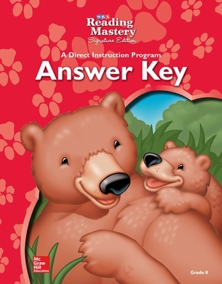 Cover of Reading Mastery - Reading Answer Key - Grade K