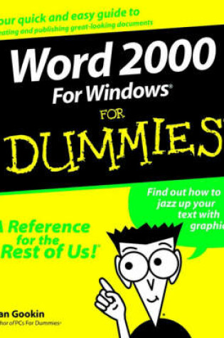 Cover of Word 2000 for Windows For Dummies