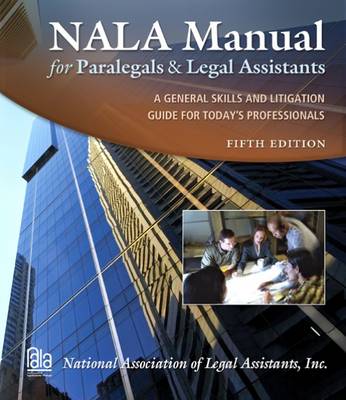 Book cover for NALA Manual for Paralegals and Legal Assistants