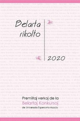 Cover of Belarta Rikolto 2020. Premiitaj Verkoj de la Belartaj Konkursoj de Universala Esperanto-Asocio